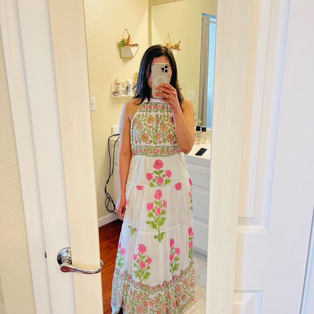 Juliet Dunn Floral Maxi Dress!